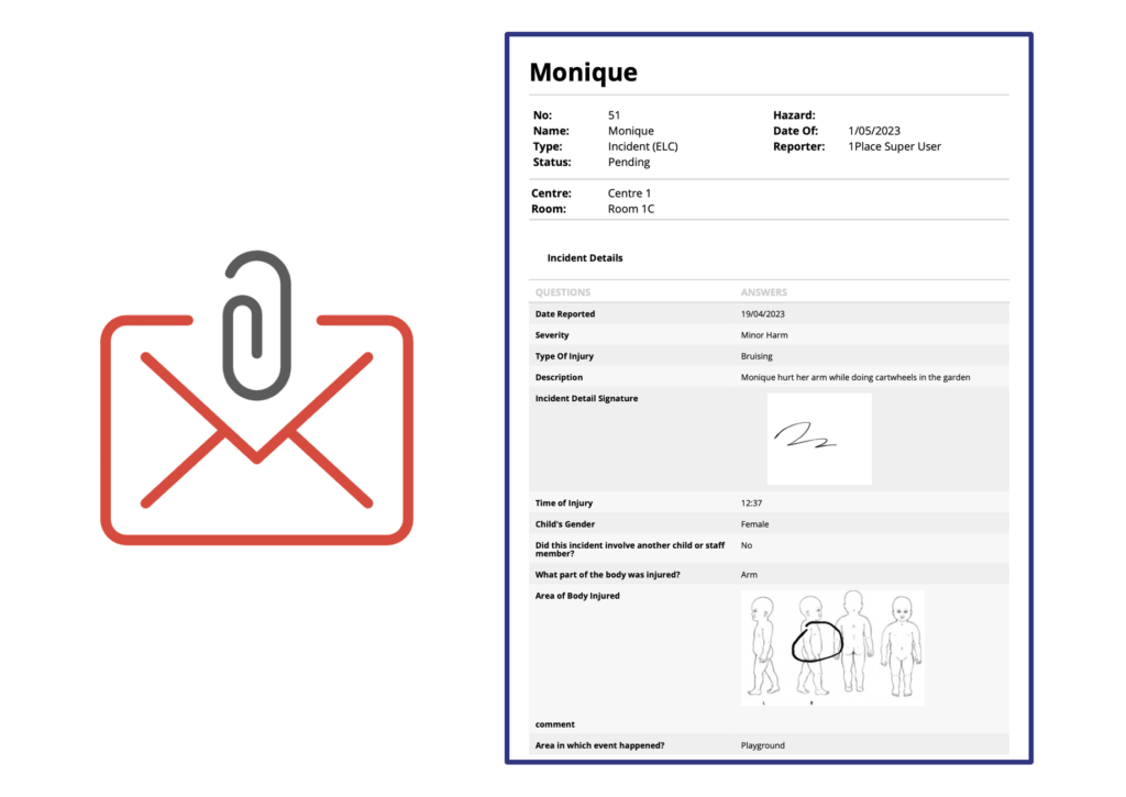 email incidents to the people who need to know