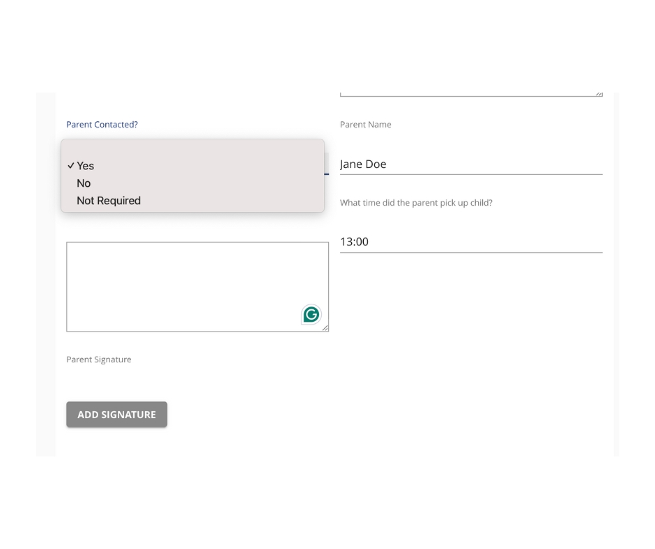 Instant Parent Notif